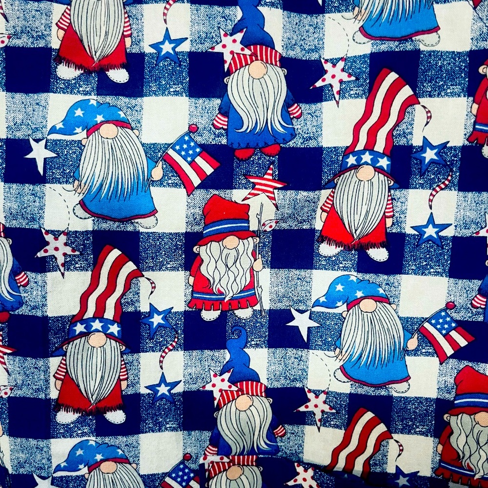 4TH OF JULY GNOMES ADULT APRON